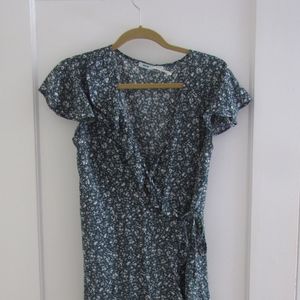 Floral Wrap Dress